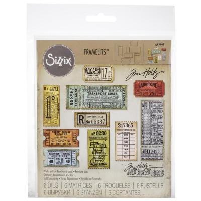 Sizzix Thinlits - Tim Holtz - Ticket Booth